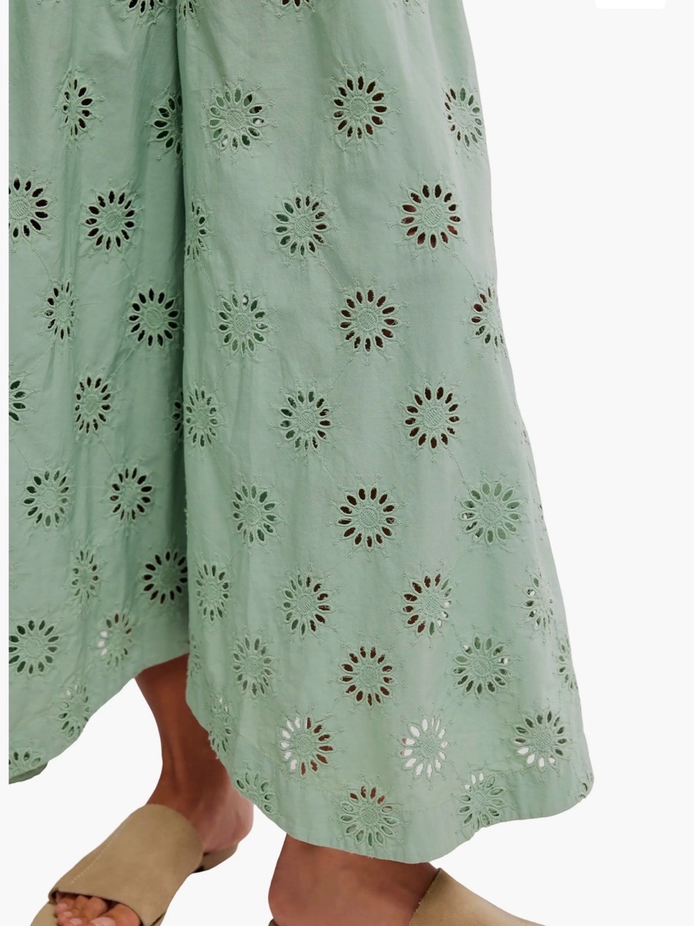 Sweet Serenade Wide Leg Cotton Eyelet Pants
Free People NWT $198 Size 14 - Picture 4 of 11